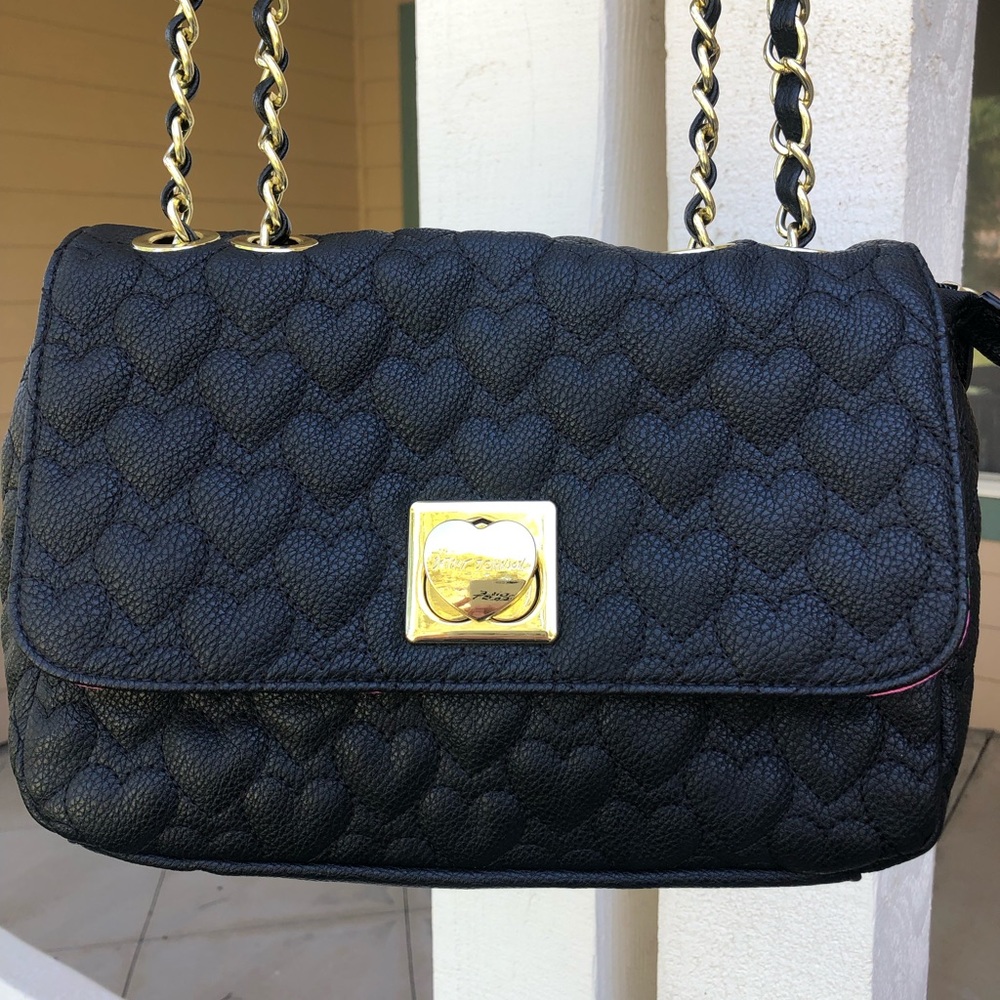 NWOT Betsey Johnson Quilted Shoulder Bag